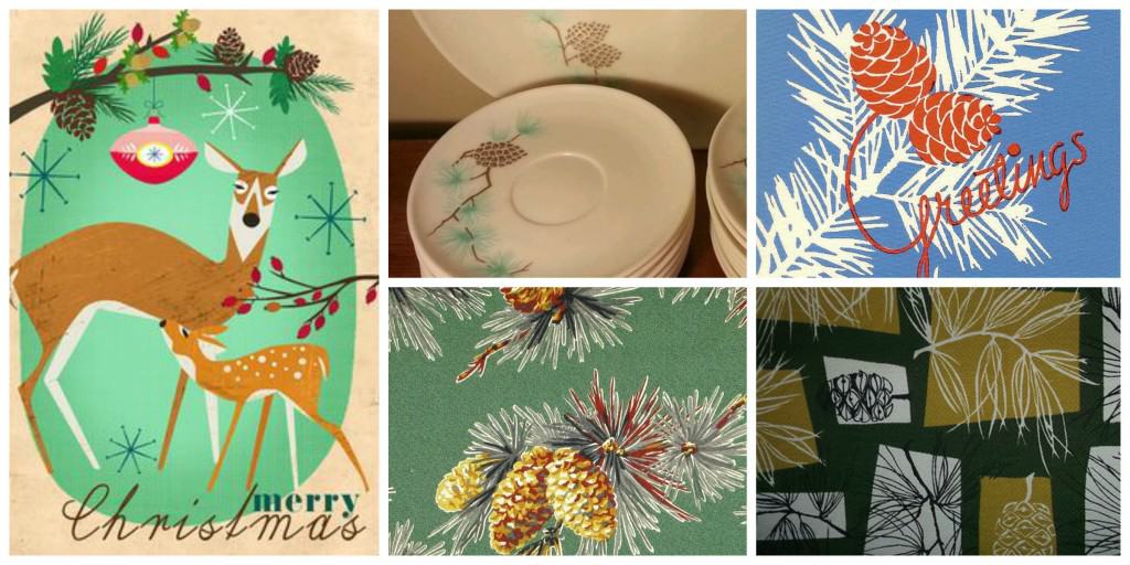 retro pinecone designs at myfrenchtwist.com