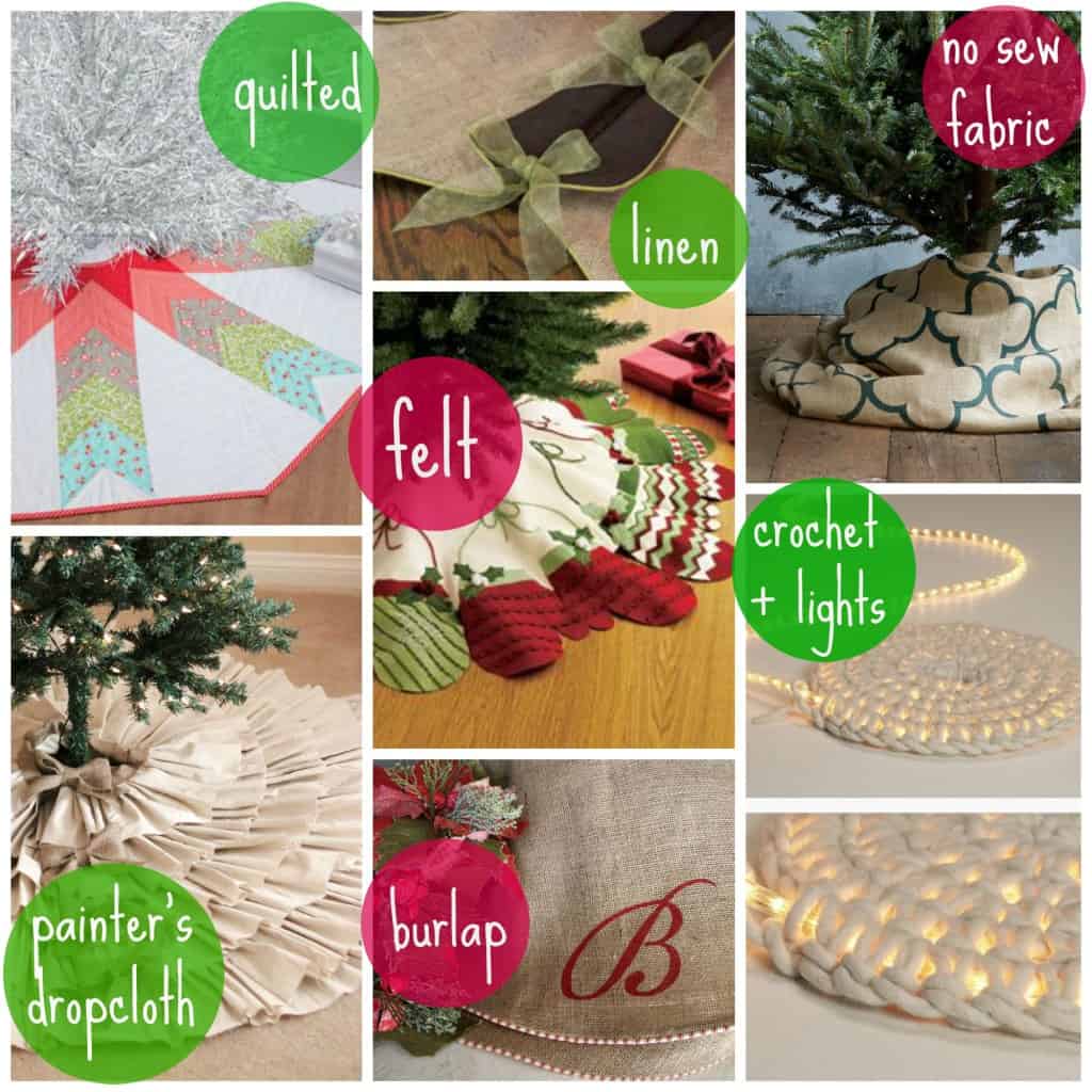 tree skirt materials with myfrenchtwist.com