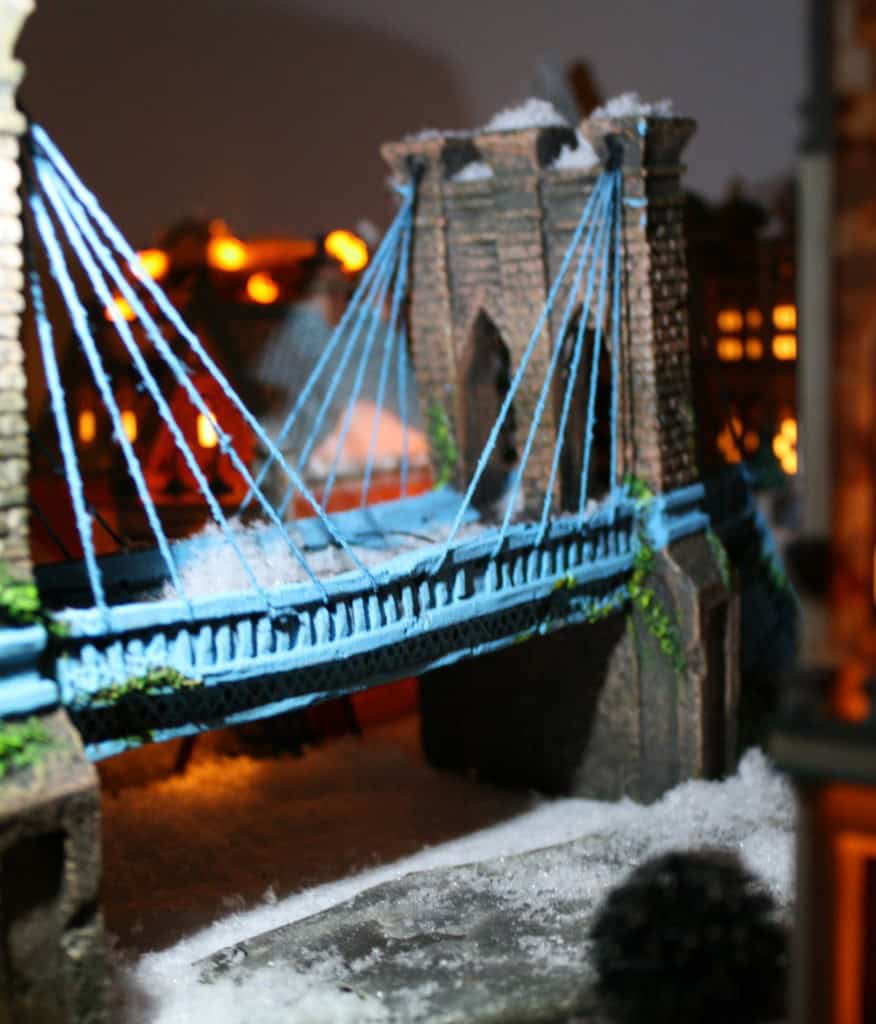 christmas village with myfrenchtwist.com