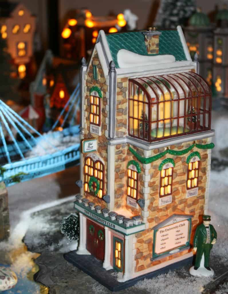christmas village with myfrenchtwist.com