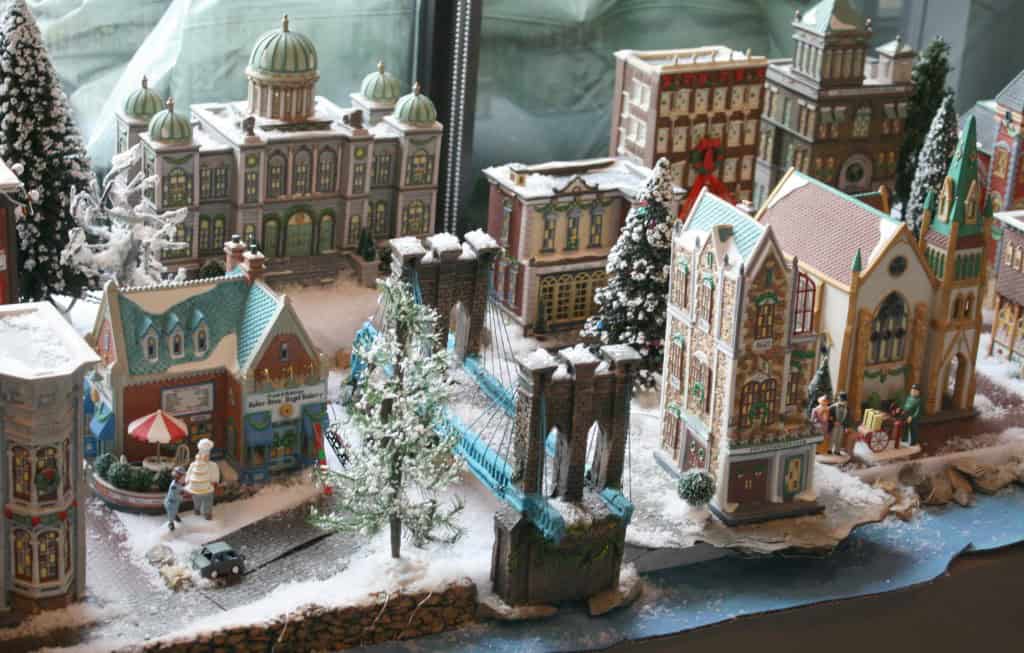 christmas village with myfrenchtwist.com