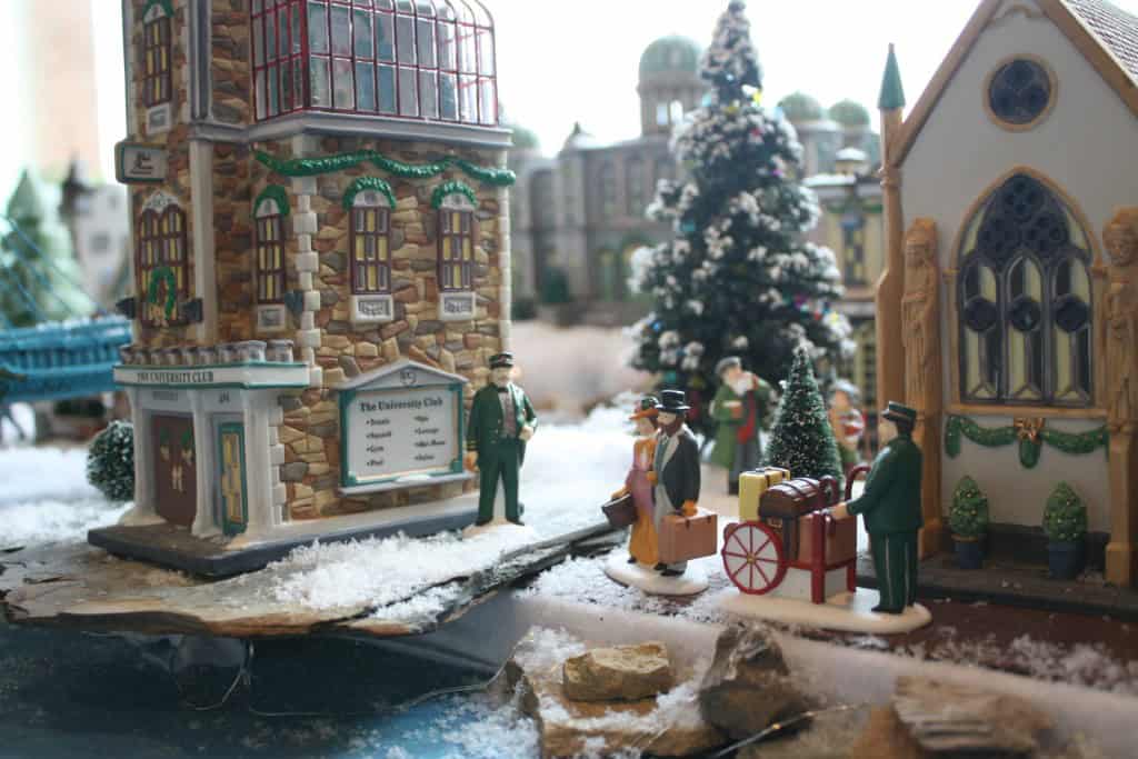 christmas village with myfrenchtwist.com