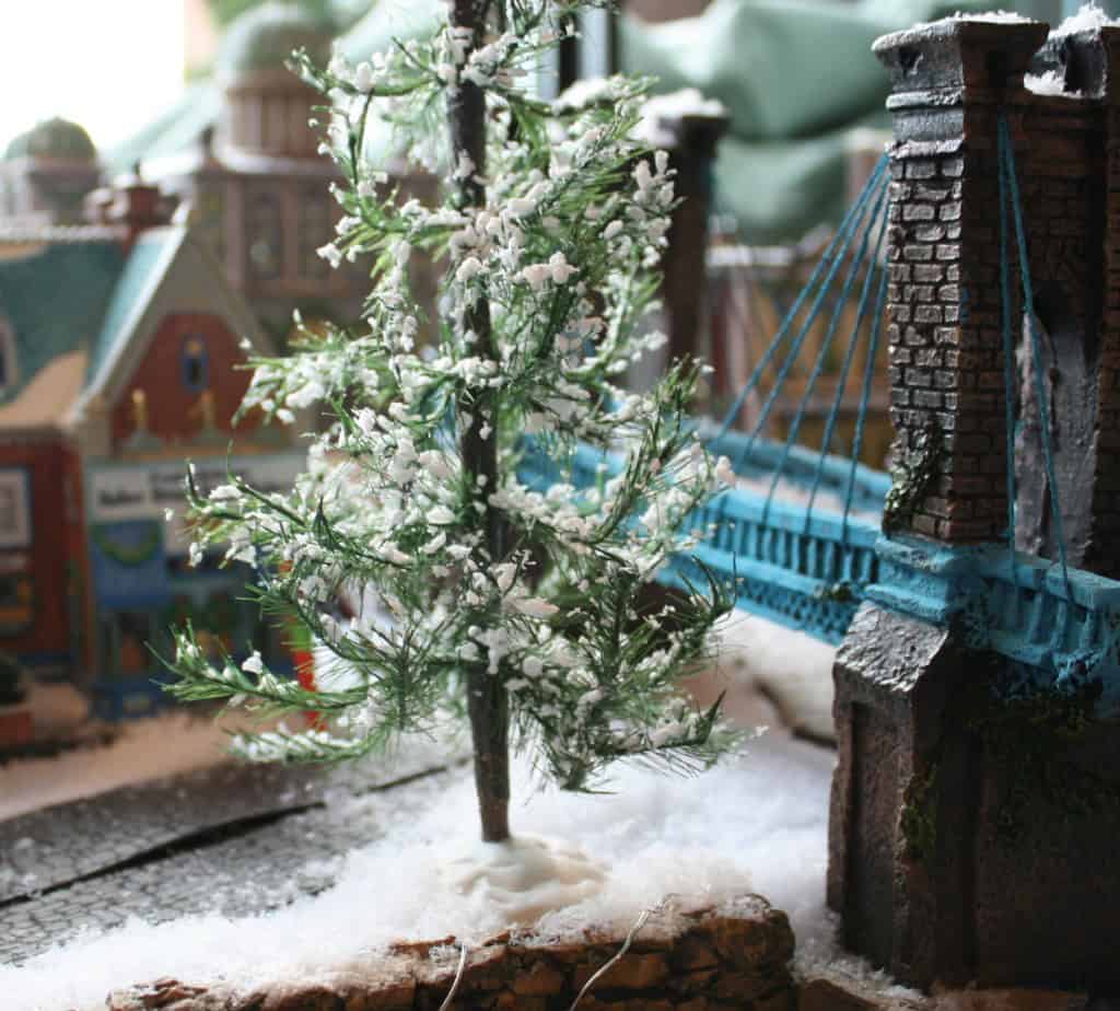 christmas village with myfrenchtwist.com