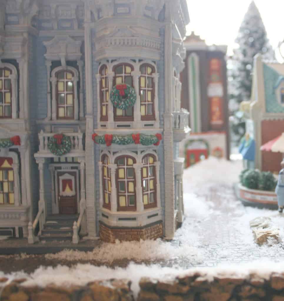christmas village with myfrenchtwist.com