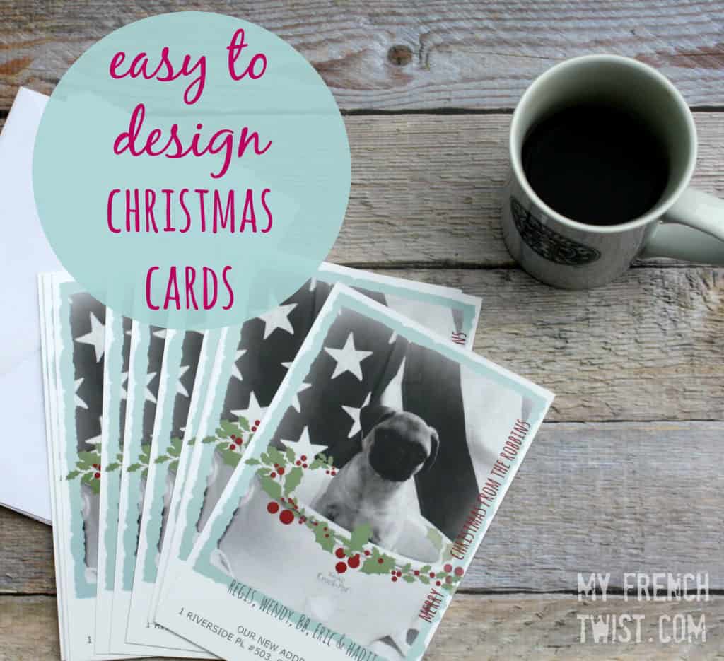make your own holiday cards with vistaprint - myfrenchtwist.com
