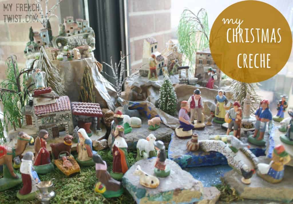 my christmas creche - myfrenchtwist.com