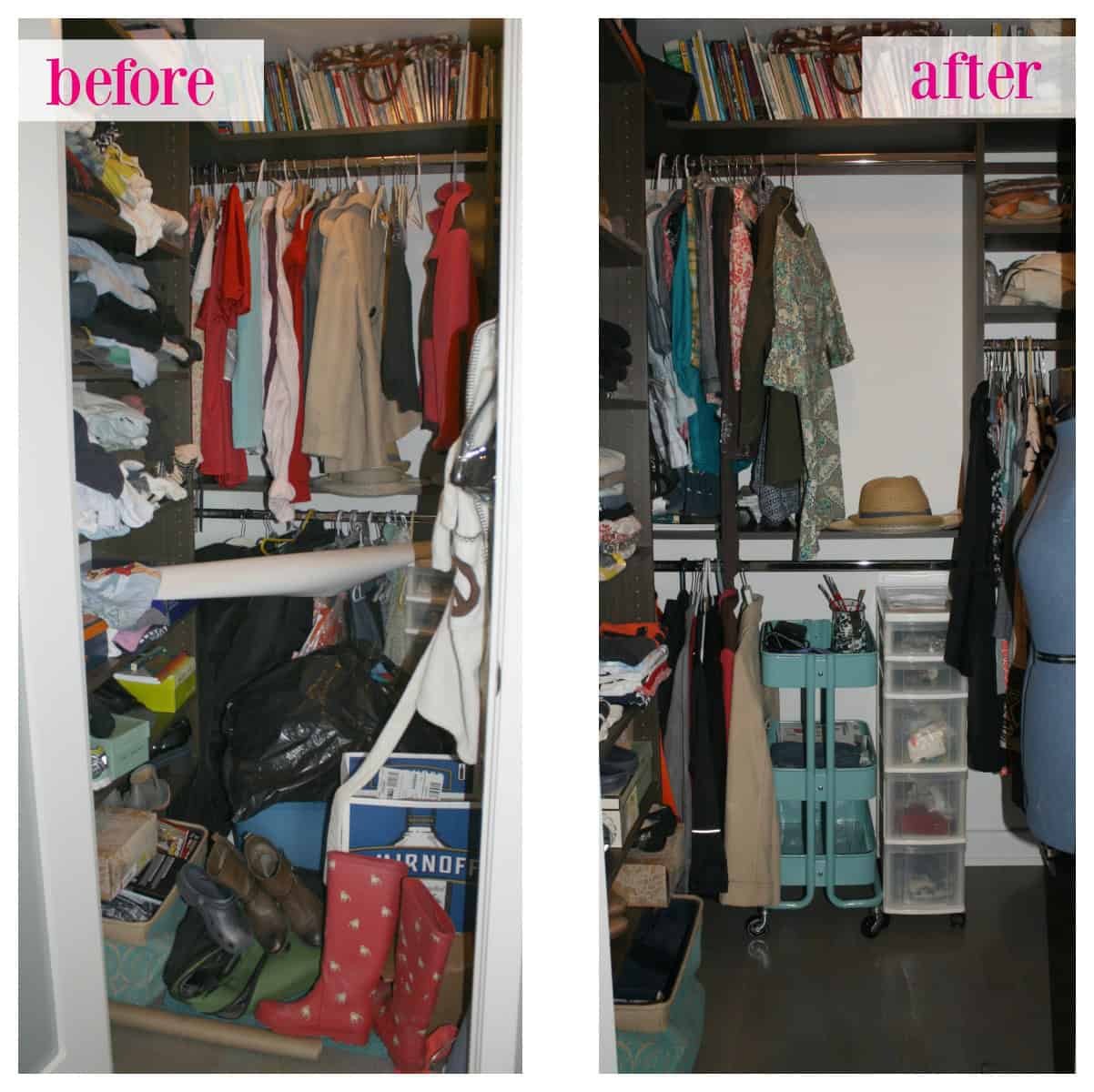 closet organization - myfrenchtwist.com