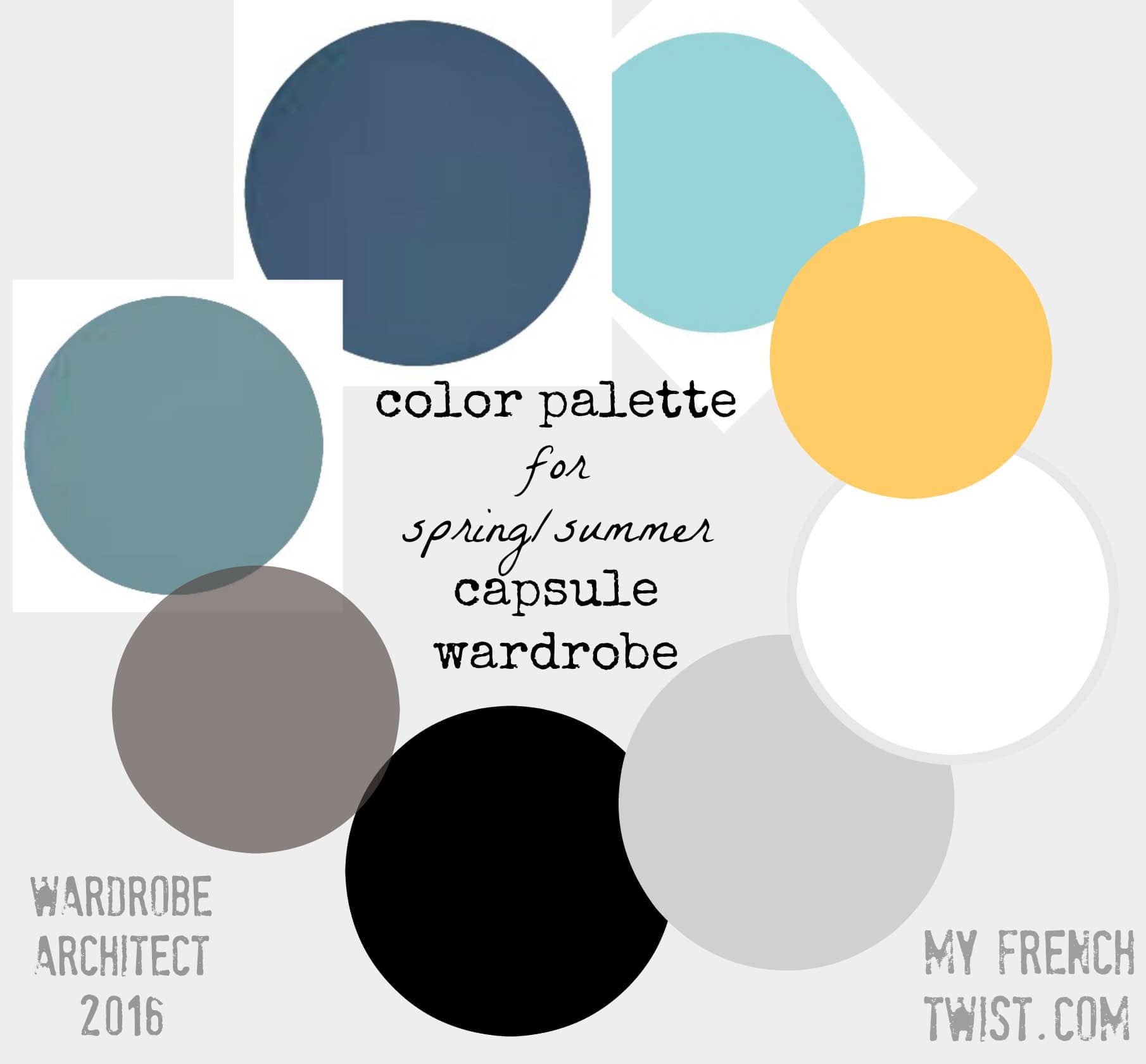 Wardrobe Architect Week 9 Narrowing The Palette My French Twist