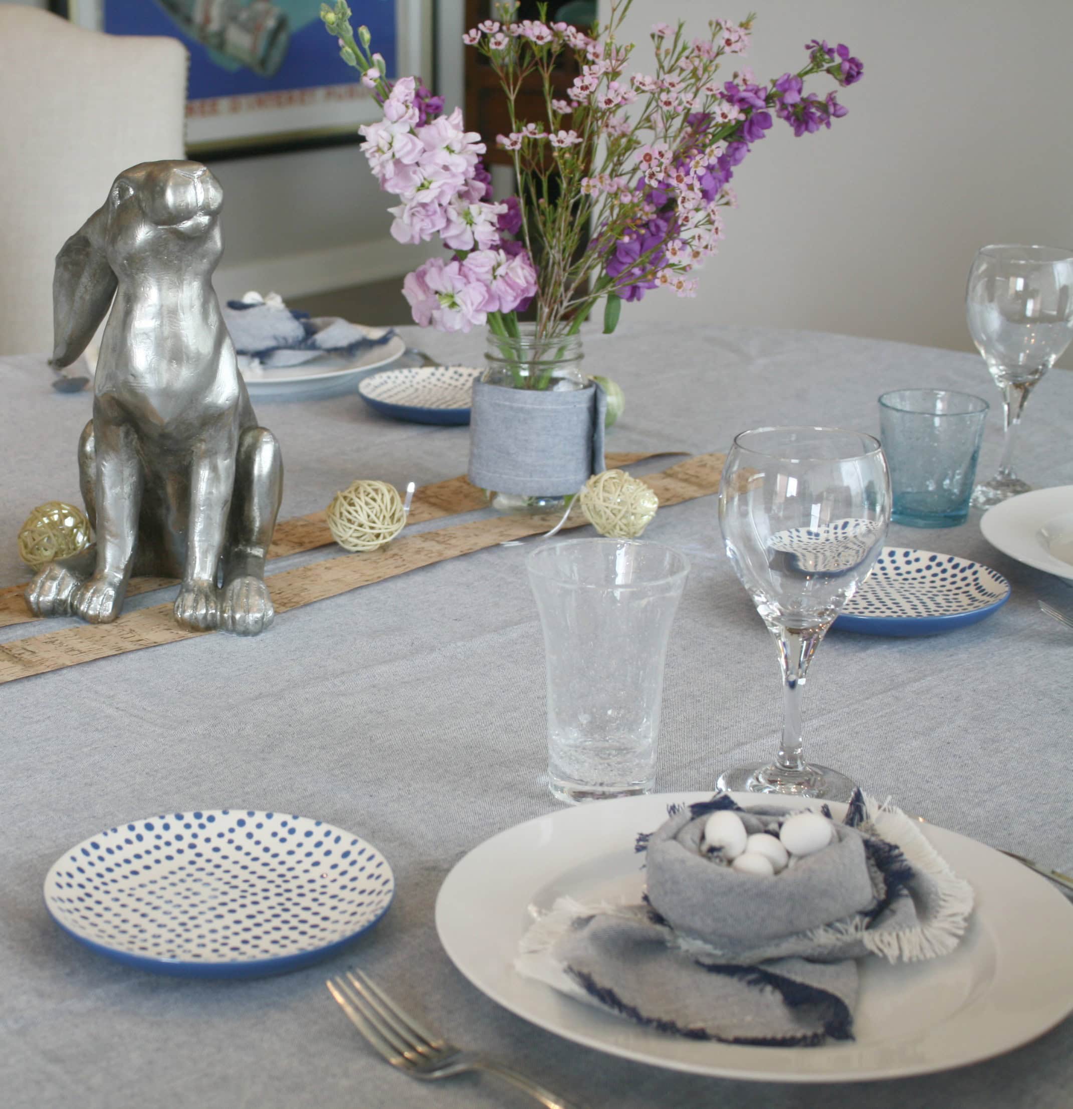 easter place setting - myfrenchtwist.com
