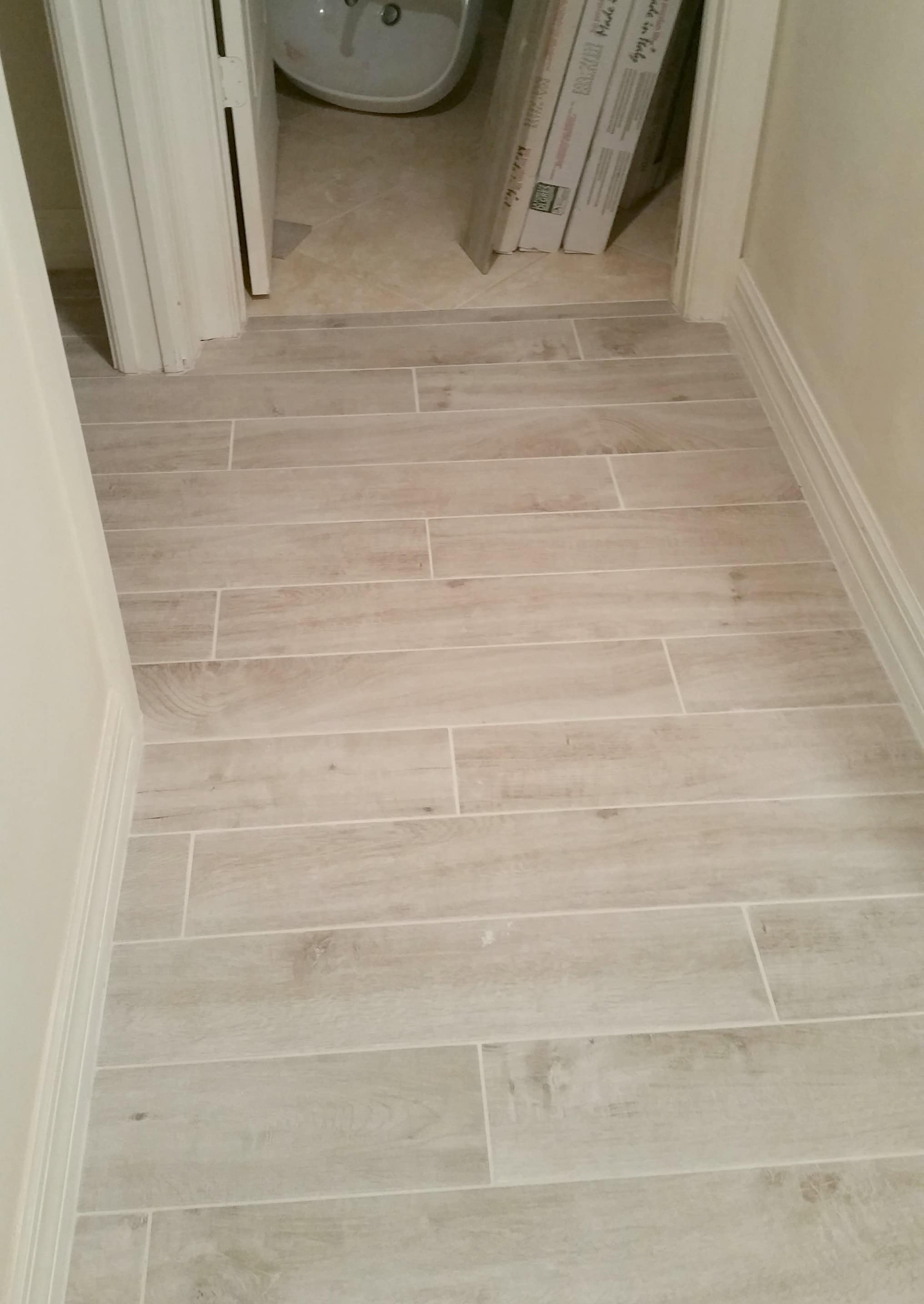 hardwood tile floor - myfrenchtwist.com
