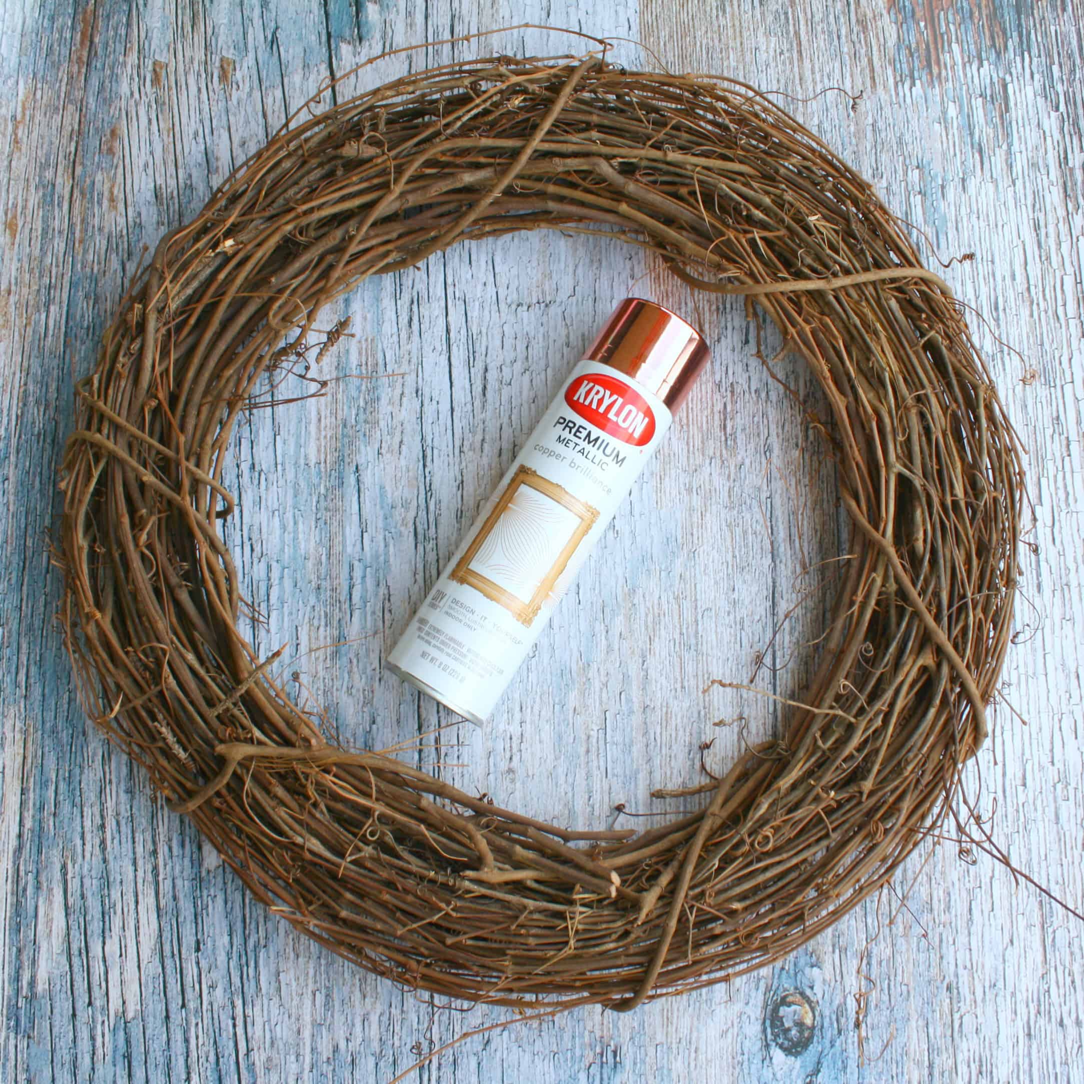 copper easter wreath - myfrenchtwist.com