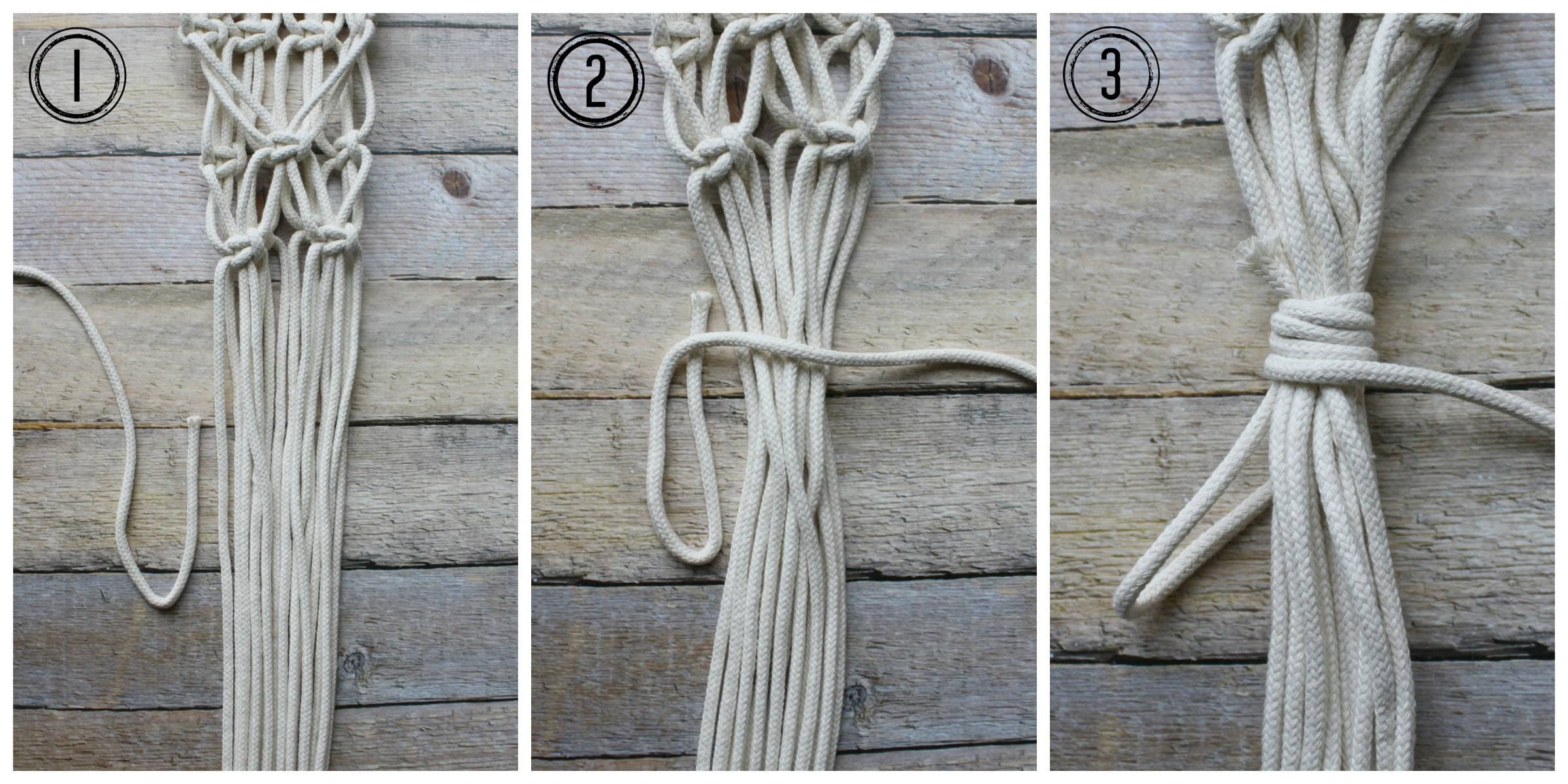 knot wrapped macrame tutorial french myfrenchtwist knots twist basic learn tie plant tutorials hanger