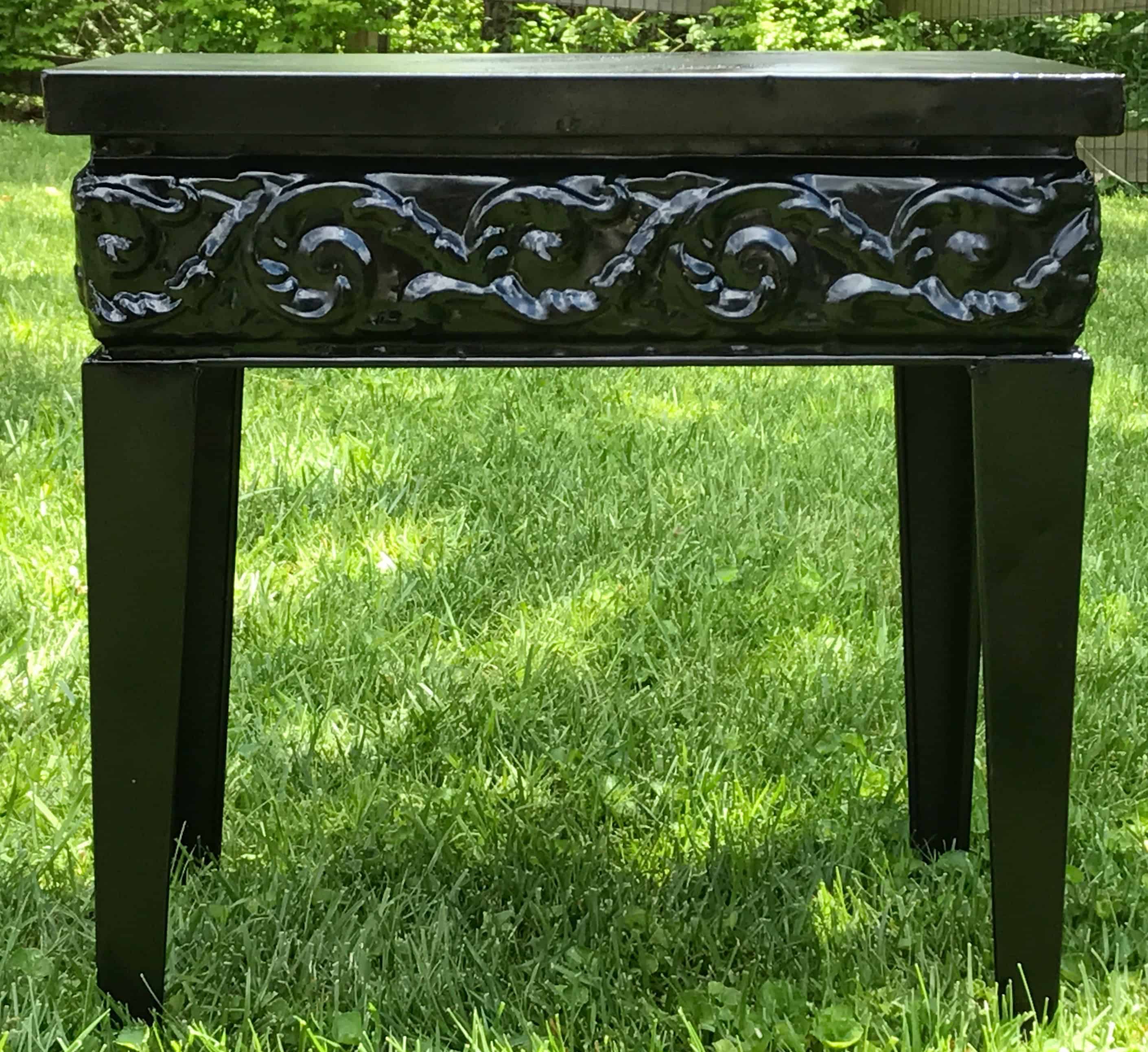 metal table upcycle - myfrenchtwist.com