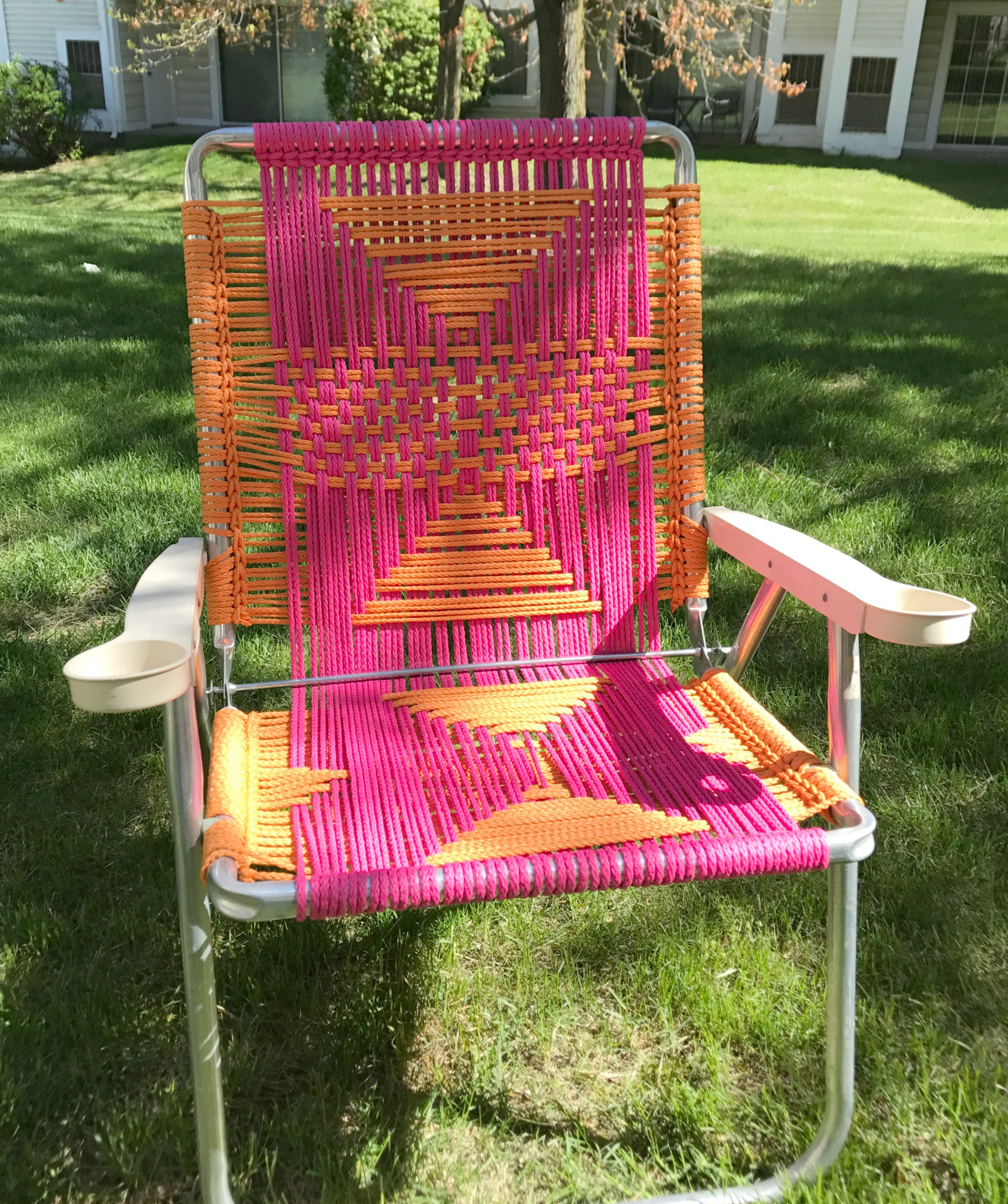 macrame lawn chair tutorial - My French Twist
