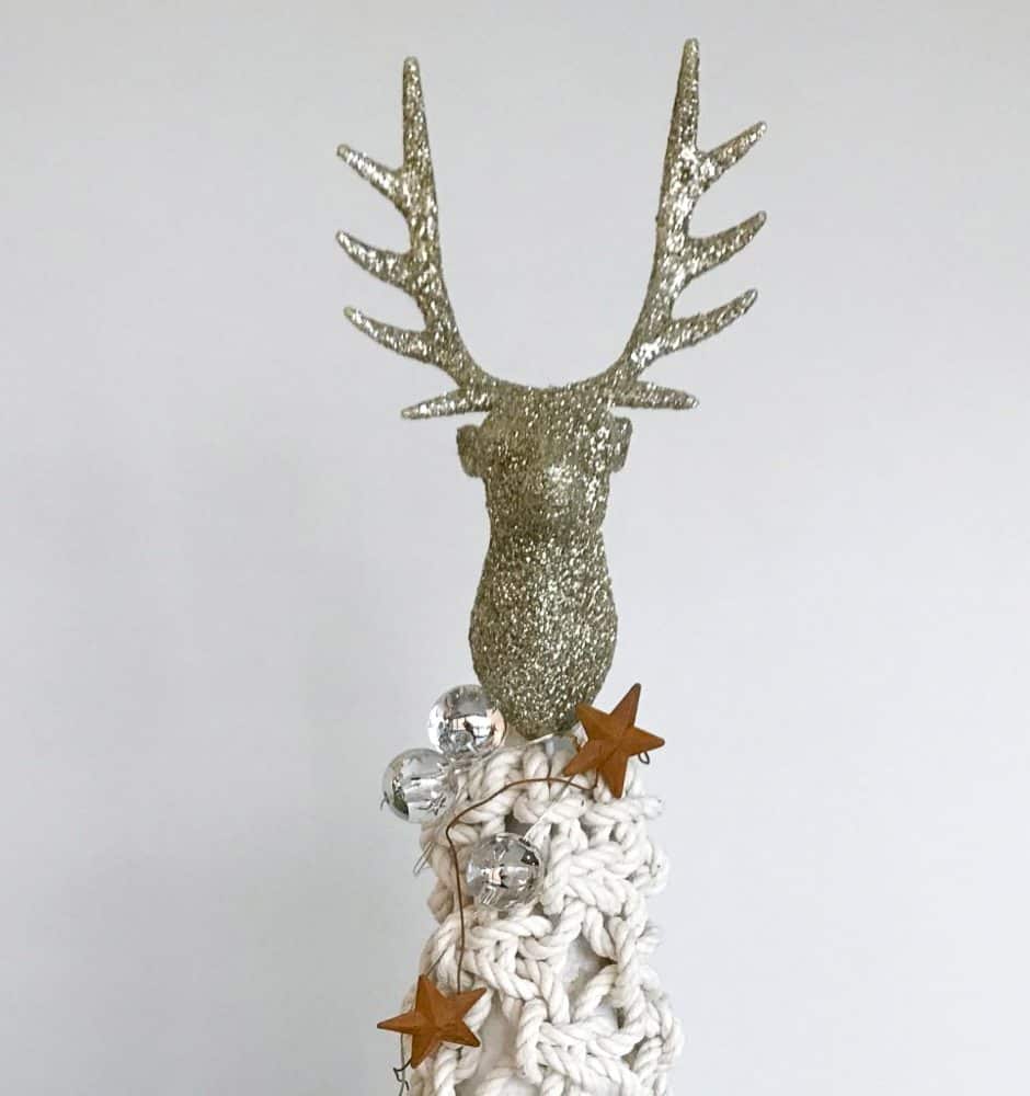 macrame tabletop christmas tree - myfrenchtwist.com