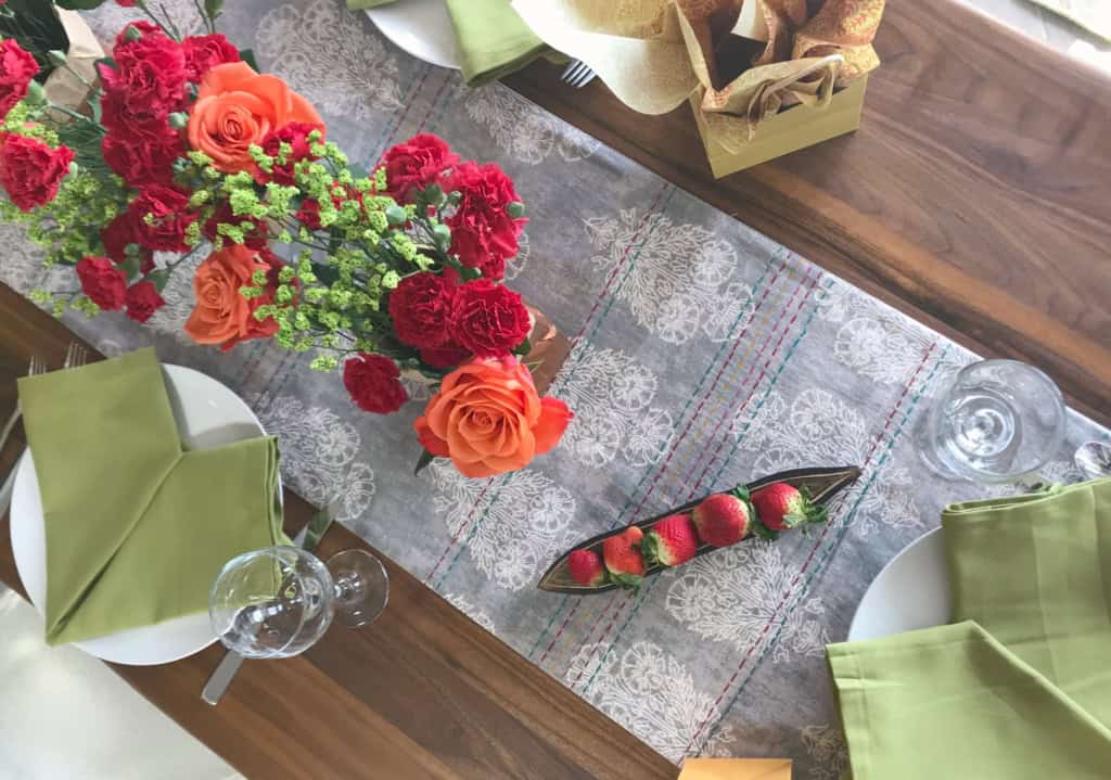 valentine's tablescape