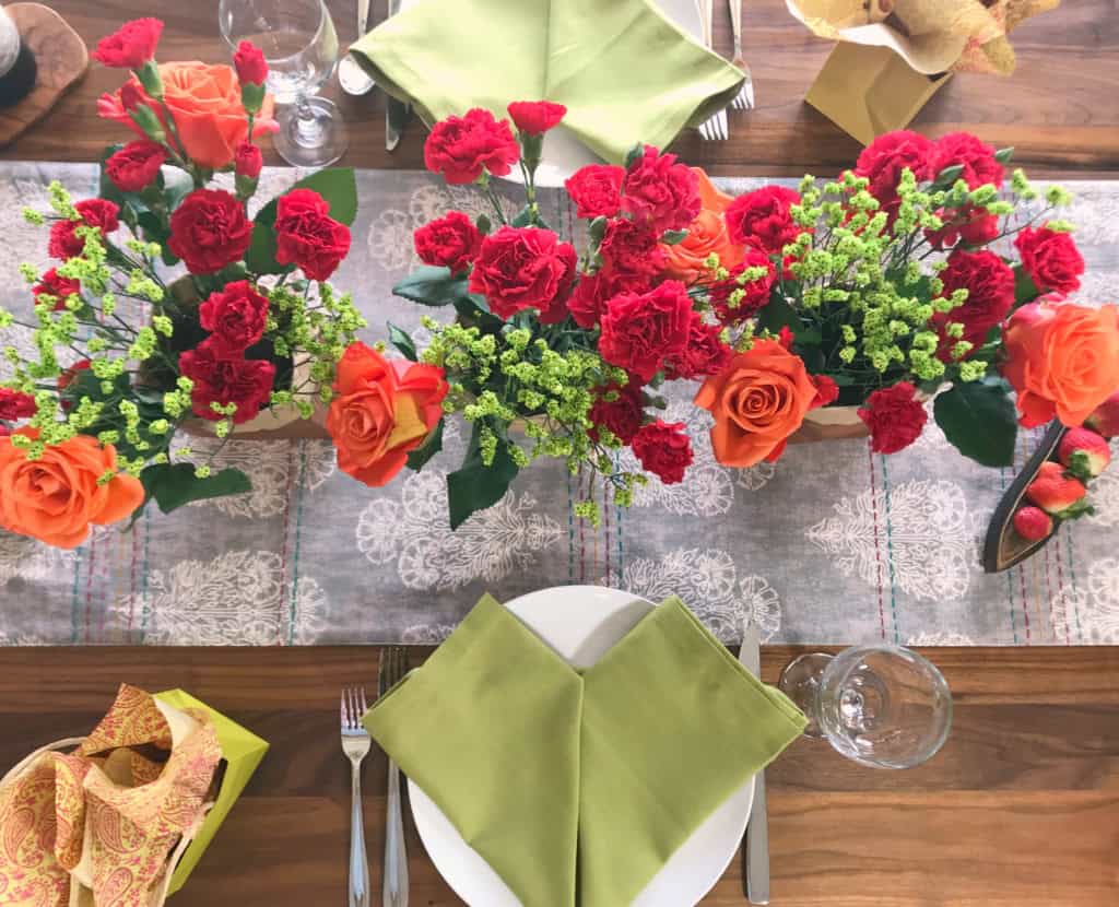 valentine's tablescape