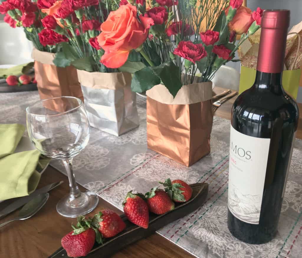 valentine's tablescape