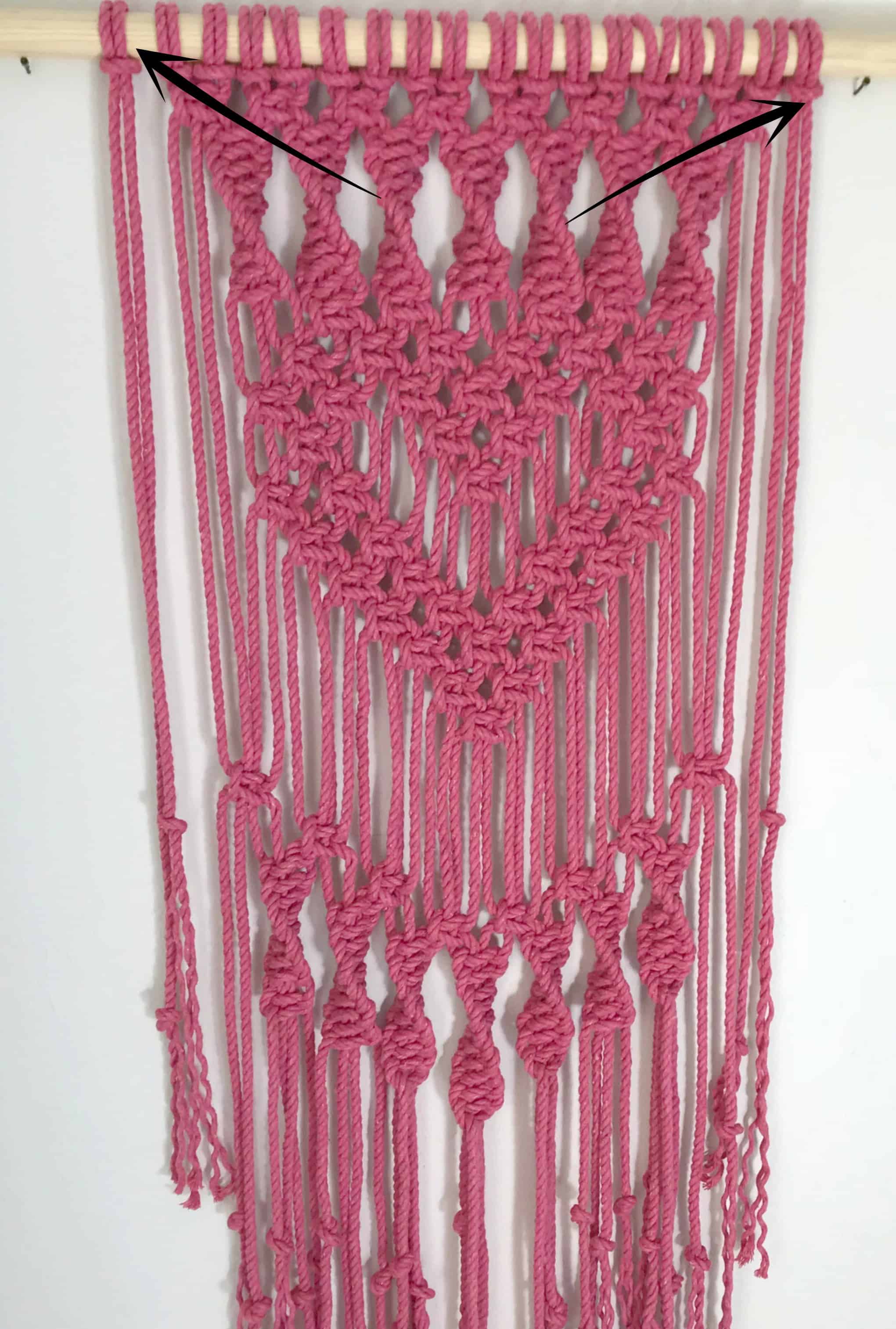 macrame heart