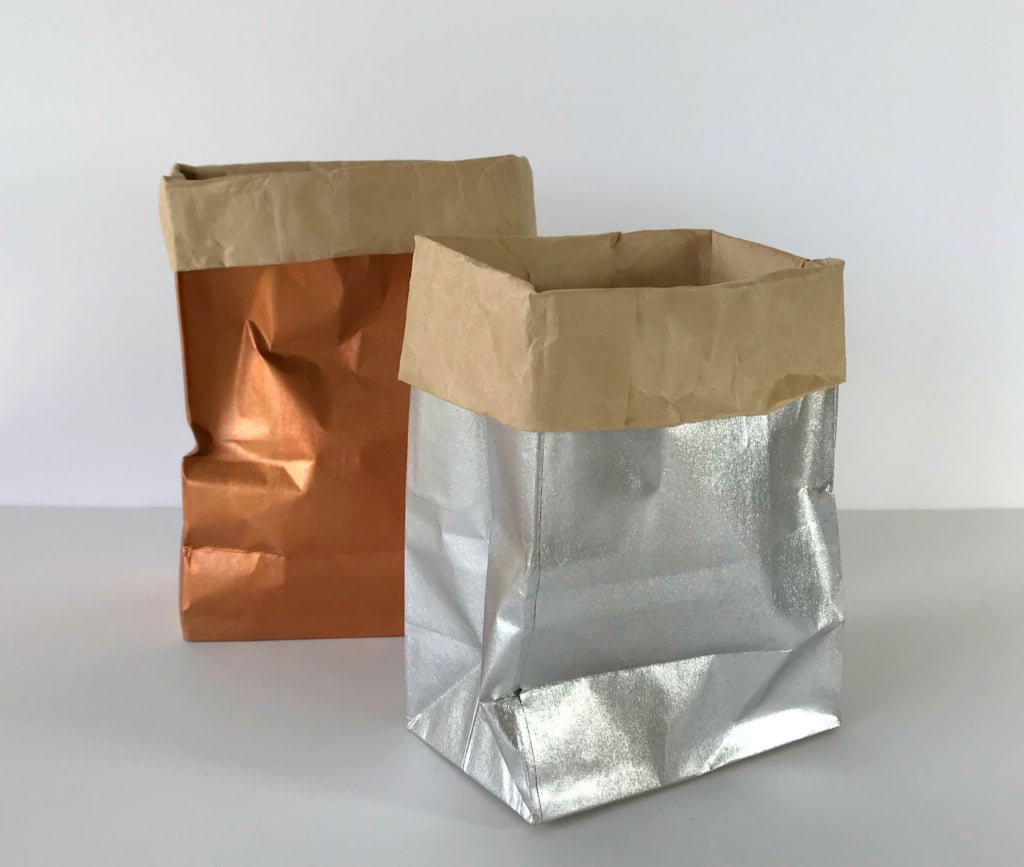 paper bag vase