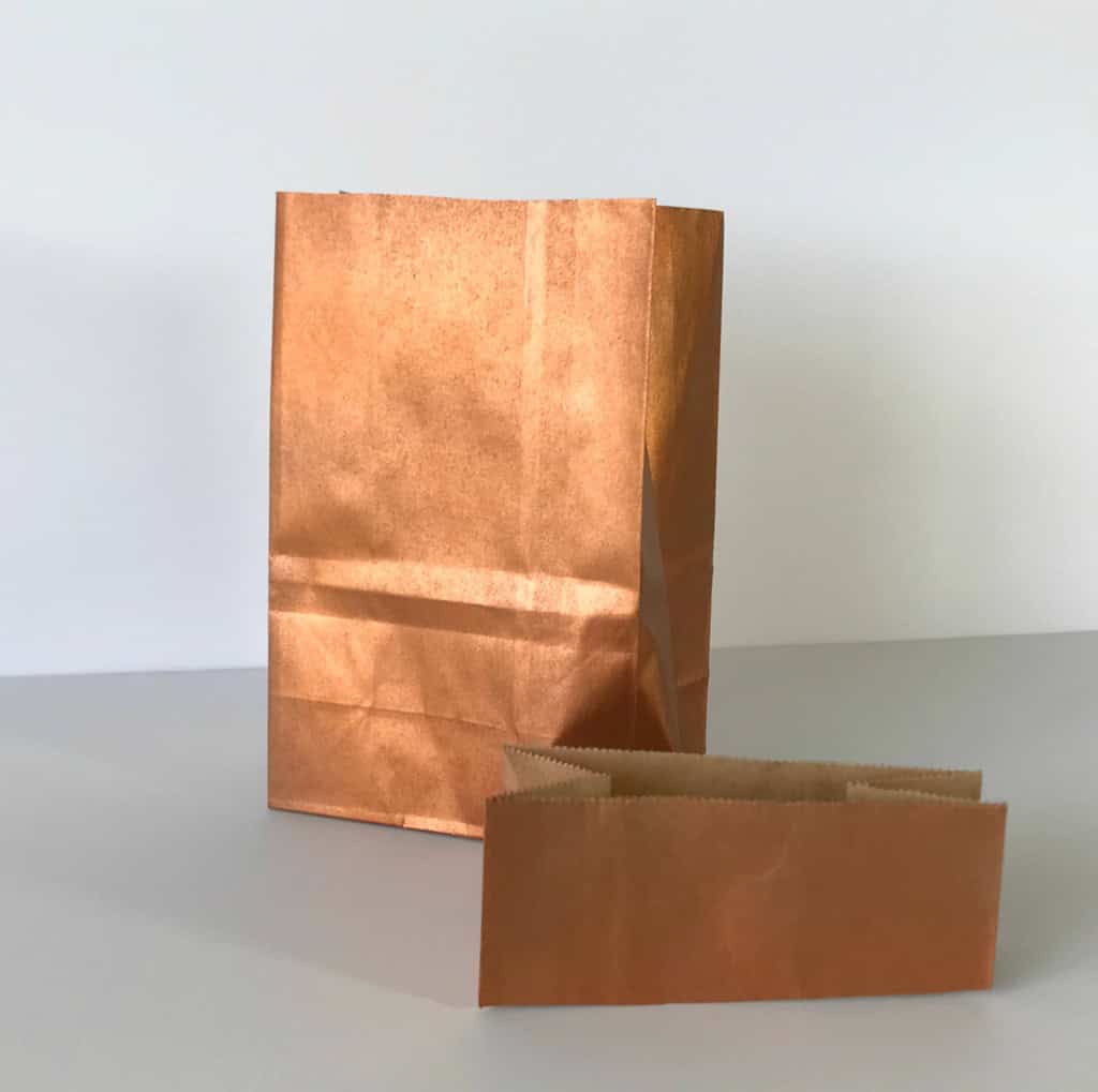 paper bag vase