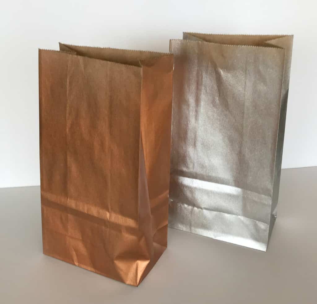 paper bag vase