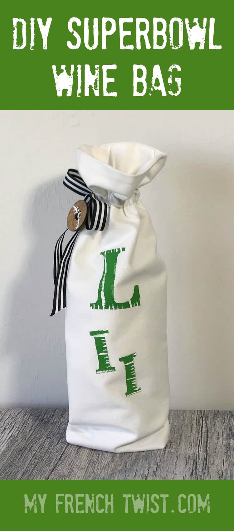 superbowl wine bag