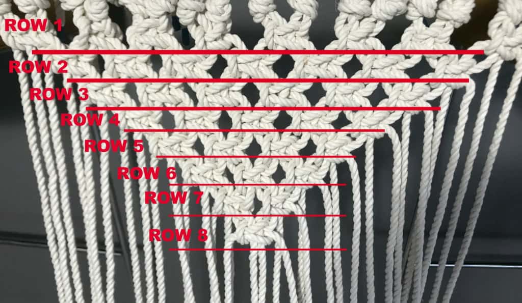 macrame table runner