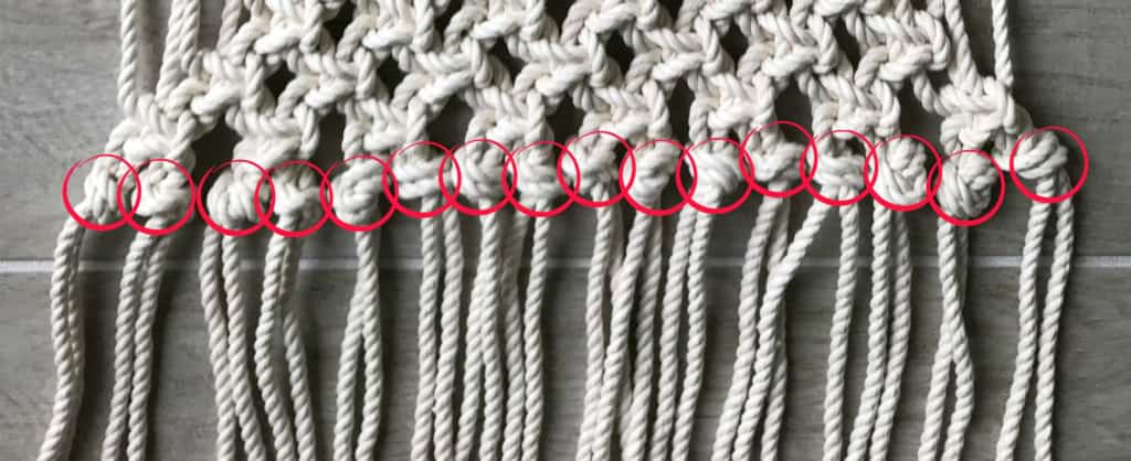 macrame table runner