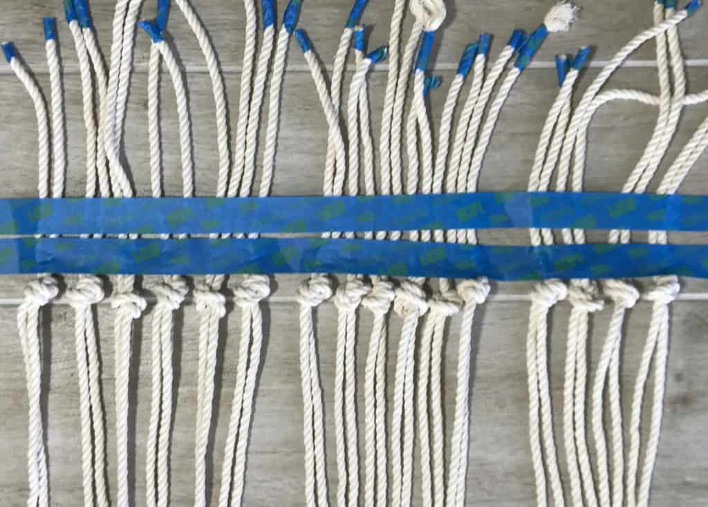 macrame table runner