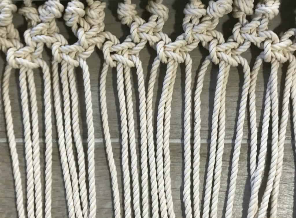 macrame table runner