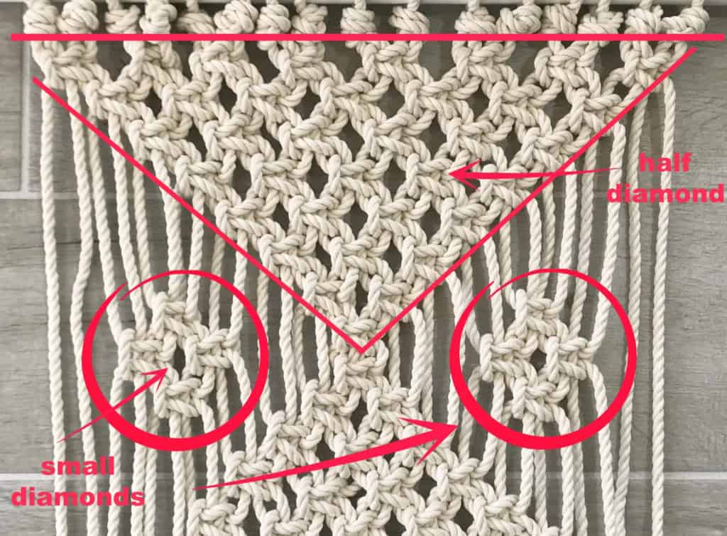 macrame table runner