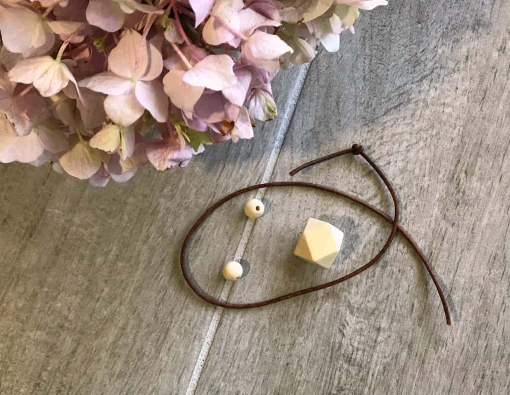 wooden bead napkin rings