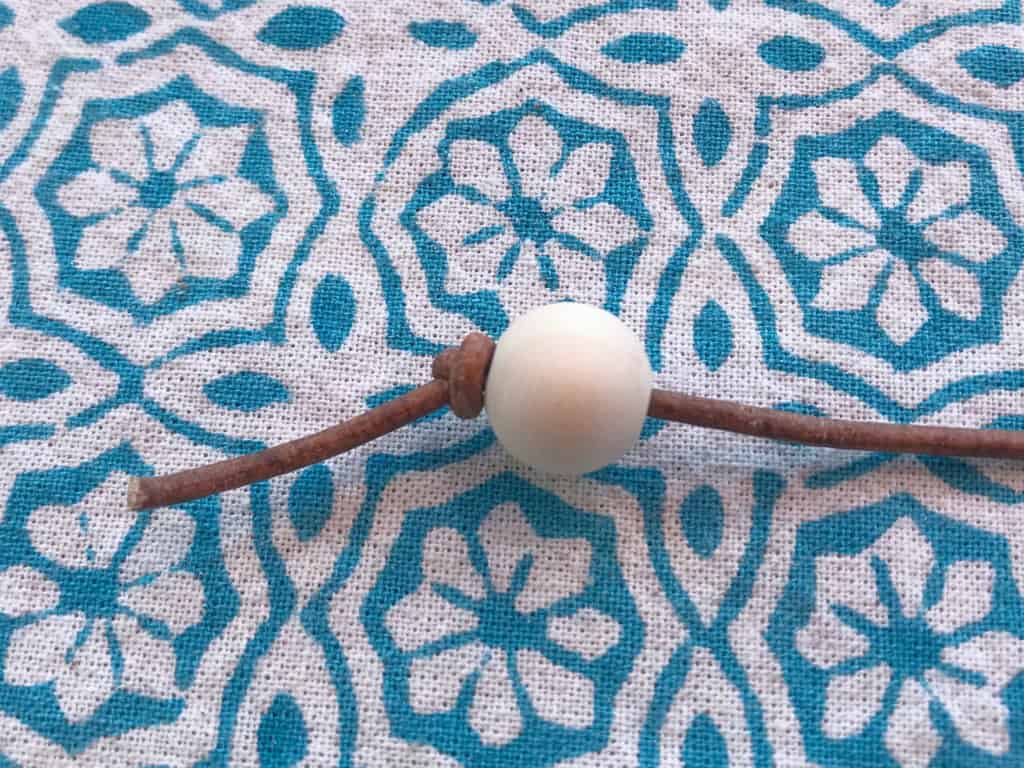 bead and leather