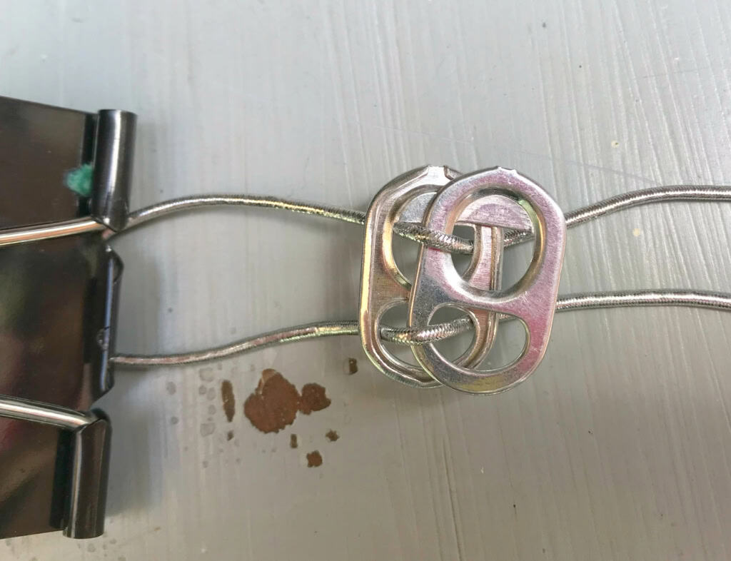 recycled pop top bracelet