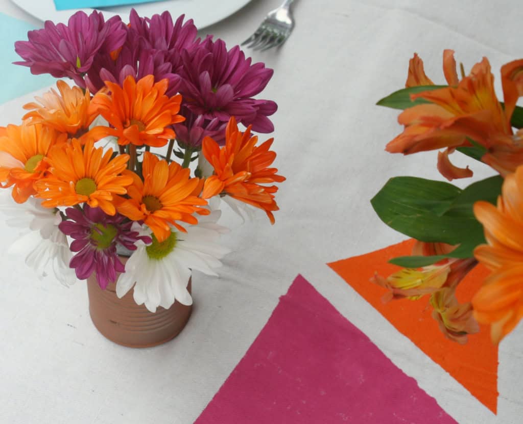 pink and orange flowers