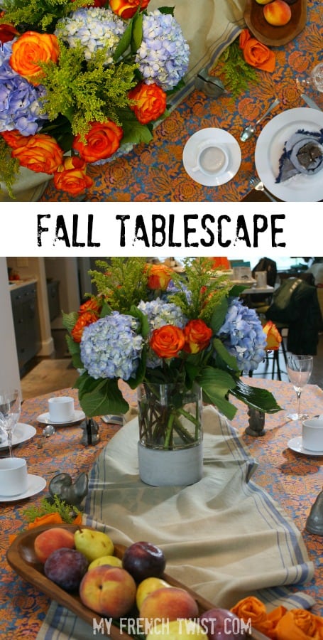 fall tablescape #falltablescape fall table setting