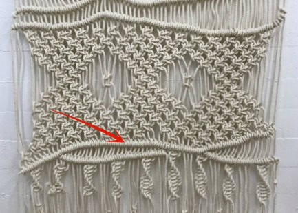 macrame wall hanging