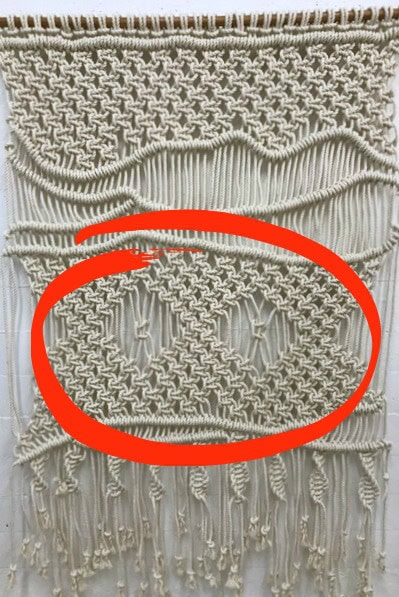 macrame wall hanging