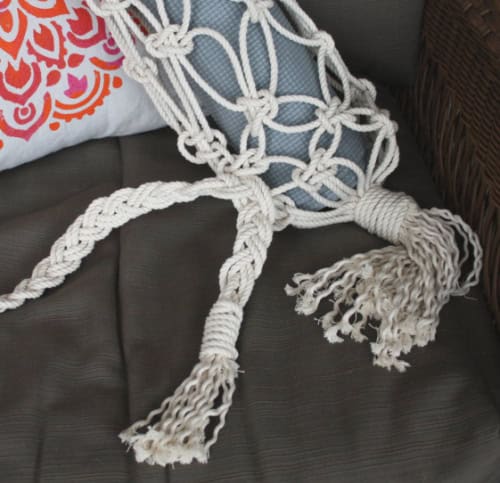 macrame yoga bag