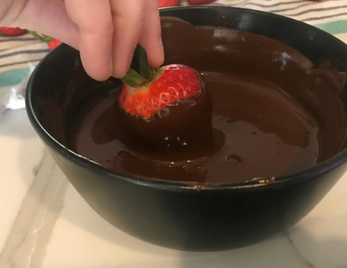 melted chocolate