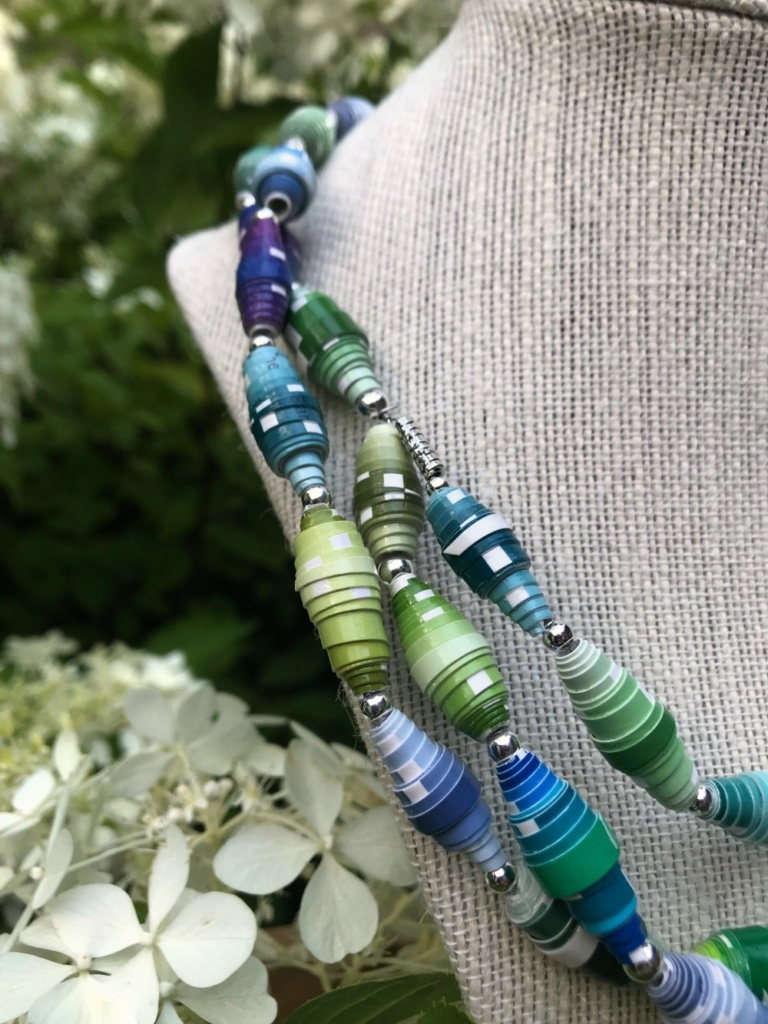 whimsical paper beads - My French Twist