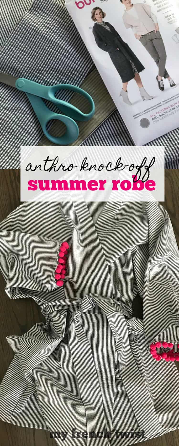 sewing a robe