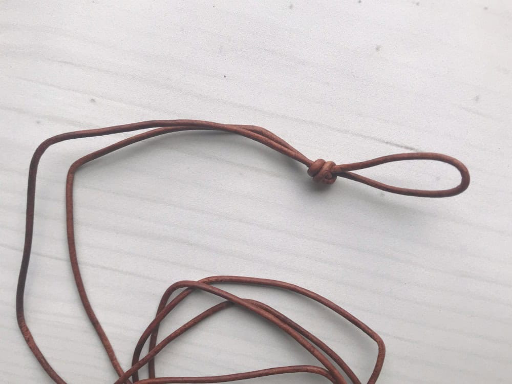 #wrapBracelet leather cording