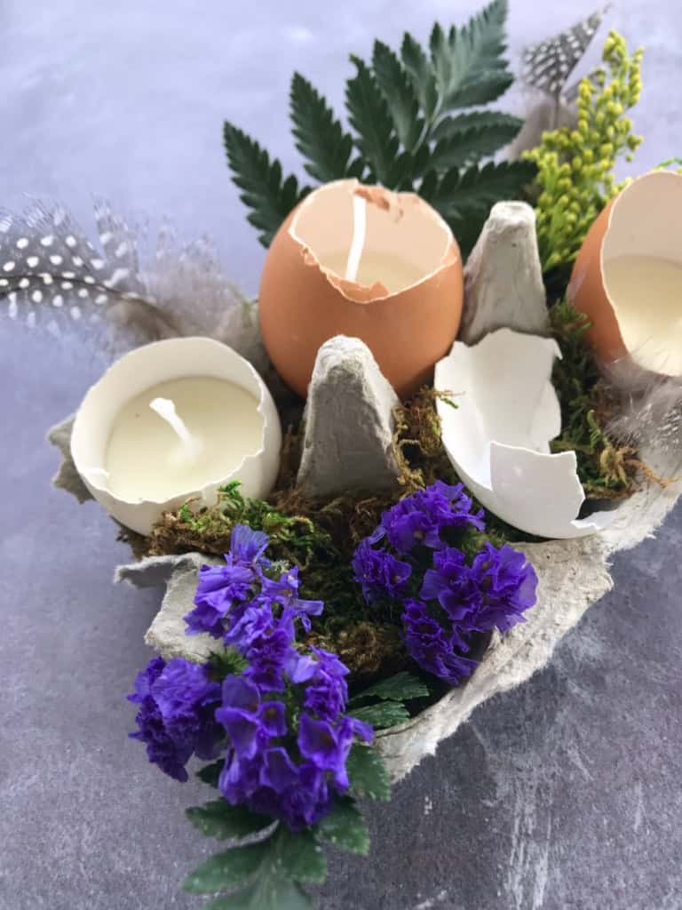 eggshell candles