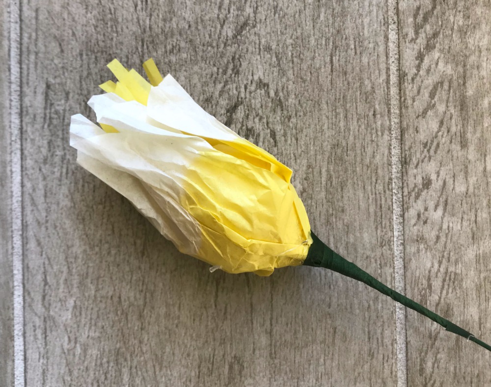tissue paper poppy