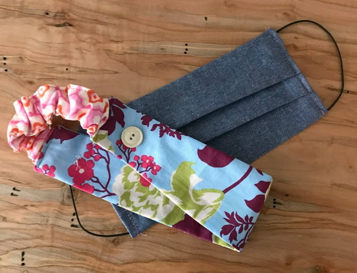 fabric headband and mask