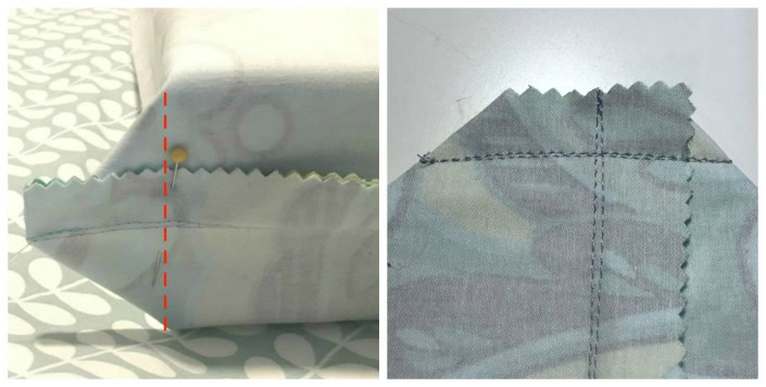 easy to sew removable cushion covers My French Twist