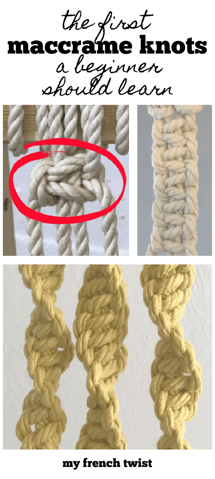 #firstMacrameKnots