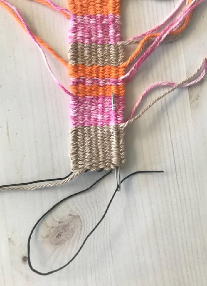 #wovenCuffBracelet